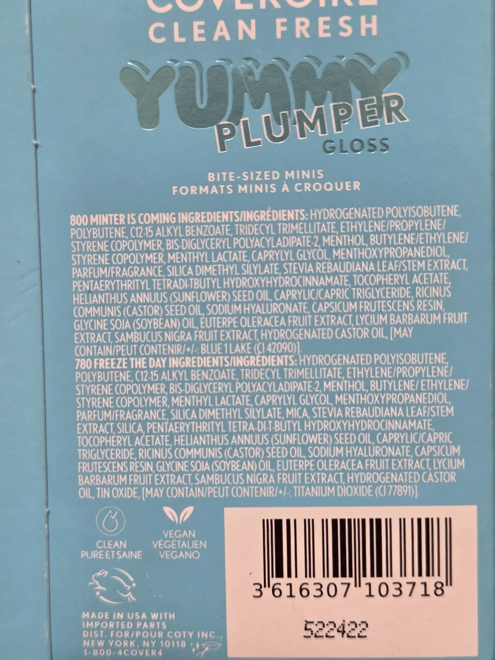 $7 Add On When Bundled with $8+ CoverGirl Yummy Bites Gloss Plumper 2 Pack